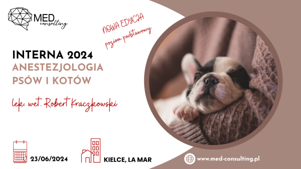 INTERNA 2024- Anestezjologia psów i kotów